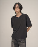 [MADE] Silket U-neck shorts-sleeve T