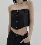 Levon button tube top