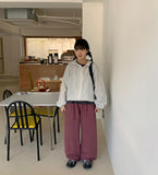Remade Pintuck Balloon Strap Pigment Pants