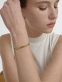 [Premium Plating] Ice Block Cuff Bangle