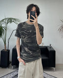 Ens Camo Rib Slim Short Sleeve Tee