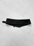 Bold suede wide belt