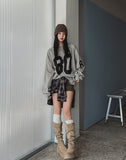 80 Numbering Printing Loose Fit Long Sleeve
