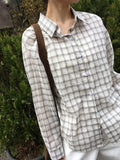 Hensy Check Long Sleeve Shirt