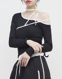 Joy Choker Wrap T-shirt
