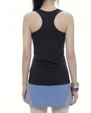 END OF PARTY Solid Mango Sleeveless
