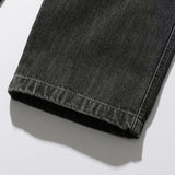 Ware Washed Denim Pants Deep Gray