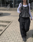 Gio String Pintuck Wide Pants
