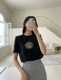 Rose Ring Cubic Short Sleeve Tee