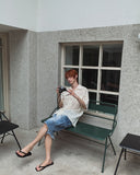 Frey Cutoff Cargo Denim Shorts