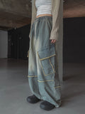 Two-Way Dekki Diagonal Pocket Denim Pants