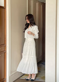Elvia Lace Surgical Tiered Banding Skirt