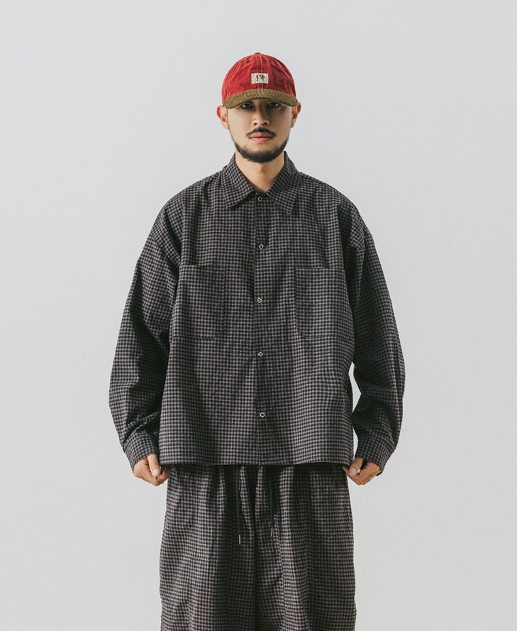 ANGLAN (アングラン) - ギンガムチェックツーポケットシャツ / Gingham Check Two Pocket Shirt –  einz.jp