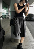 Pigment Silver Charcoal Bermuda Training Pants