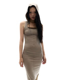 Flatseam Halter Midi Dress