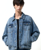 DRASTIC DAMAGE DENIM TRUCKER