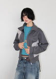 FLOWER PANEL HIGH-NECK JUMPER
