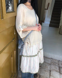 Pottle Lace Tiered Skirt