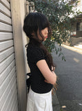Bamo Pintuck Wide Cotton Pants