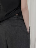 The N Adjust Wool Pintuck Pants