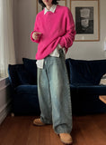 Dilly Washing Balloon Denim Pants