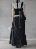 Shirring Balloon Nylon Skirt