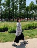 Dyosu Summer Check Hood Wind Jumper