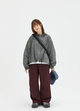 [BAONHAUS] Ikuka hood wind zip-up jumper