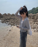 Kyuken Sleeveless Cardigan Set
