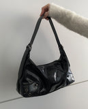 Mend Motor Leather Square Shoulder Bag
