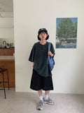 Gitto Summer Slacks Banding Bermuda Pants