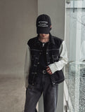 Damage hem cutting bootcut