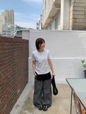 Ops Summer Banding Nylon Wide Pants