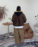 Dust wax coated padded jumper