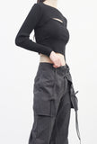 Glam Layered Bolero T-Shirt