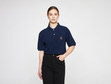 Bear Embroidery Pique Short Sleeve Tee