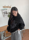 [unisex] Sonbeu Over Printing Brushed Sweatshirt
