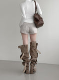 Renkit Hook Corset Collar Shirt