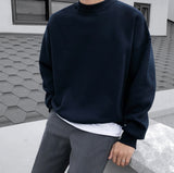 Brushed Half Neck Overfit Sweatshirt