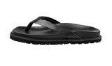 Mid hoop leather flip flops