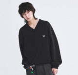 LOGO V-NECK KNIT