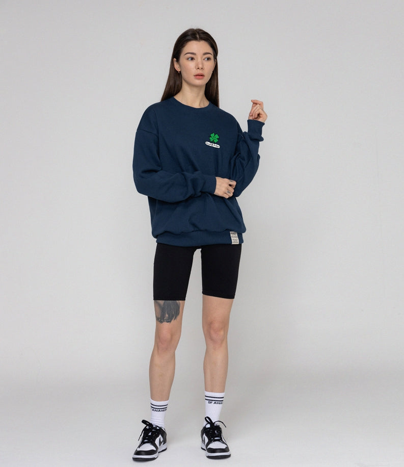 【GRAVER】23FW★ Clover Board Sweatshirt Clover board sweatshirt - GRAVER | 60% - Asian Fashion