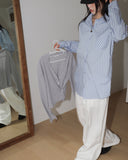 Rover Two Way Unbalanced Wrap Bubble Knit Cardigan