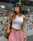 [U-BASIC] Lumi Halter Crop Sleeveless