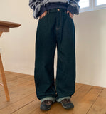 Remander Back Bijo Denim Wide Pants