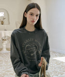 Triple Heart Pigment Sweatshirt