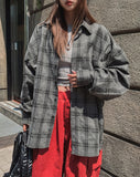 Chilled Cotton Overfit Check Shirt