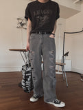 Logan Destroyed Pig Denim Pants