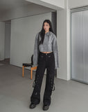Fran Soft Wool Crop Knit Hoodie