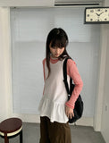 Muyan Dot Stripe Long Sleeve Tee